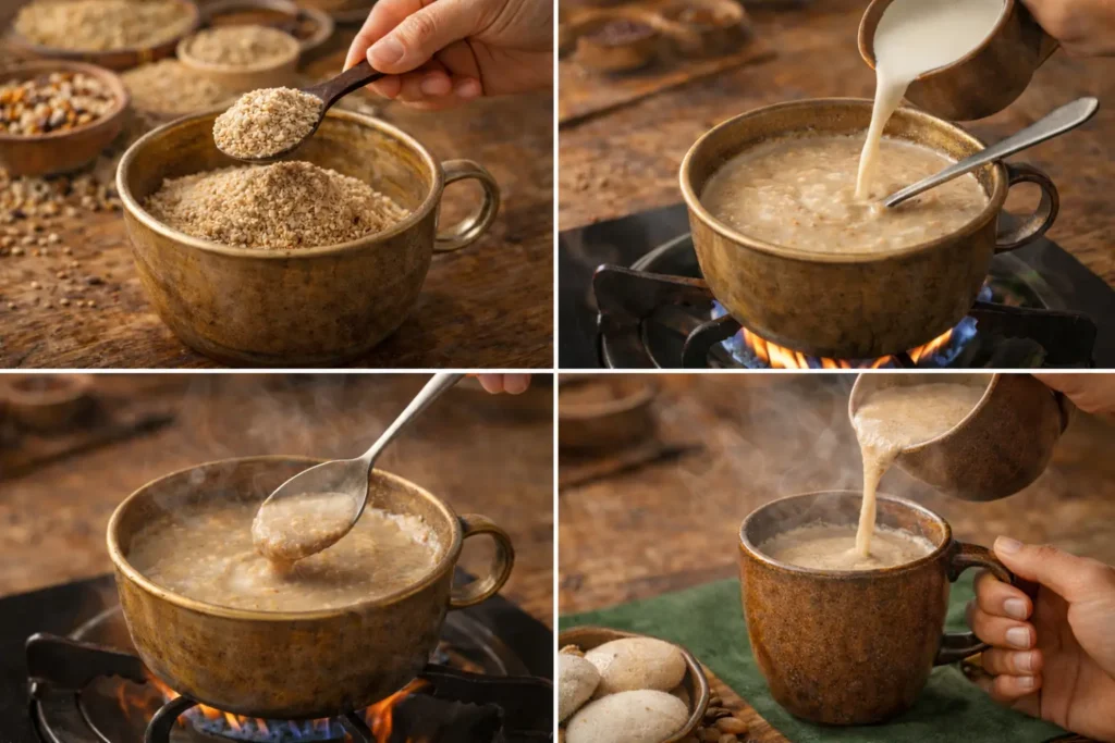 How to Prepare Millet Health Drink at Home in 5 mins (Step-by-Step Guide)