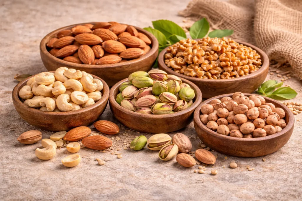 Natural Dry Fruits are give rich protien