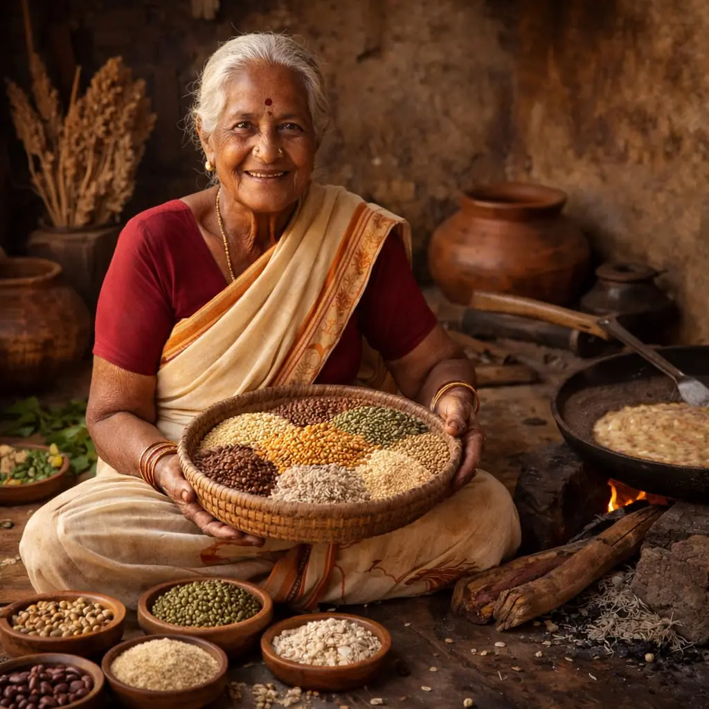 Traditional Millet Mix Powder used by anicent days